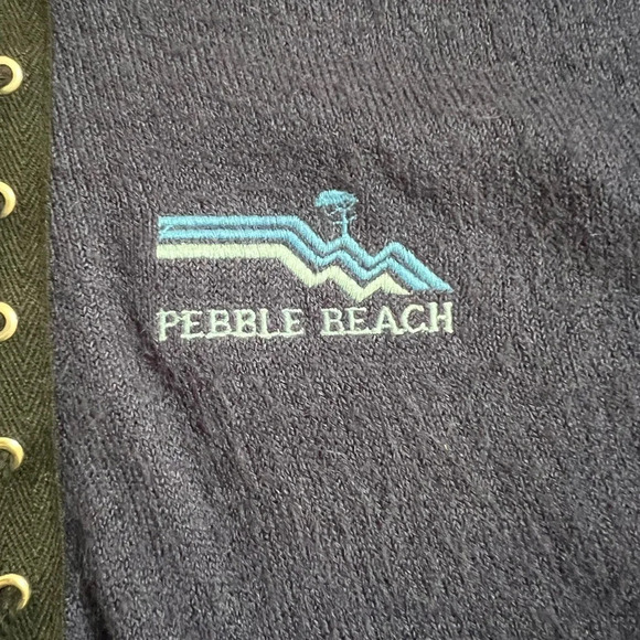 First Of A Kind Sweater One Size Real Reworked Vintage Dark Blue Long Sleeve - Picture 10 of 16